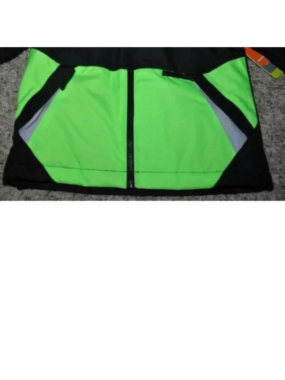 Boys All Weather Jacket 4/5 Black Green 4 in 1 Winter Spring Fall Athletech
